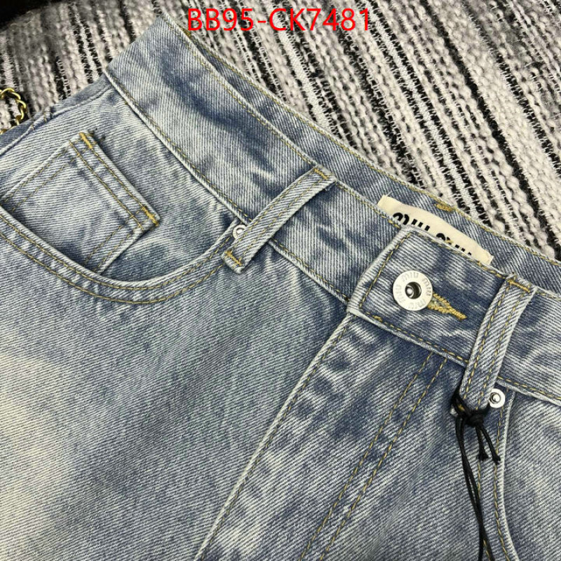 Clothing-MIU MIU where can you buy a replica ID: CK7481 $: 95USD