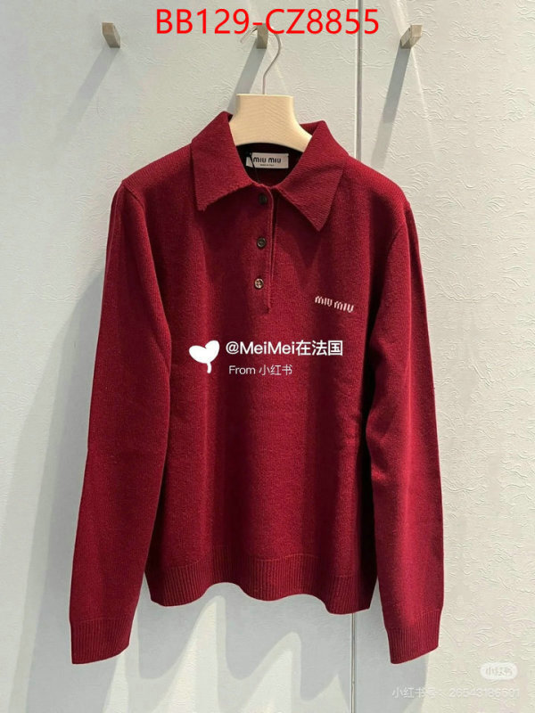 Clothing-MIU MIU wholesale imitation designer replicas ID: CZ8355 $: 129USD