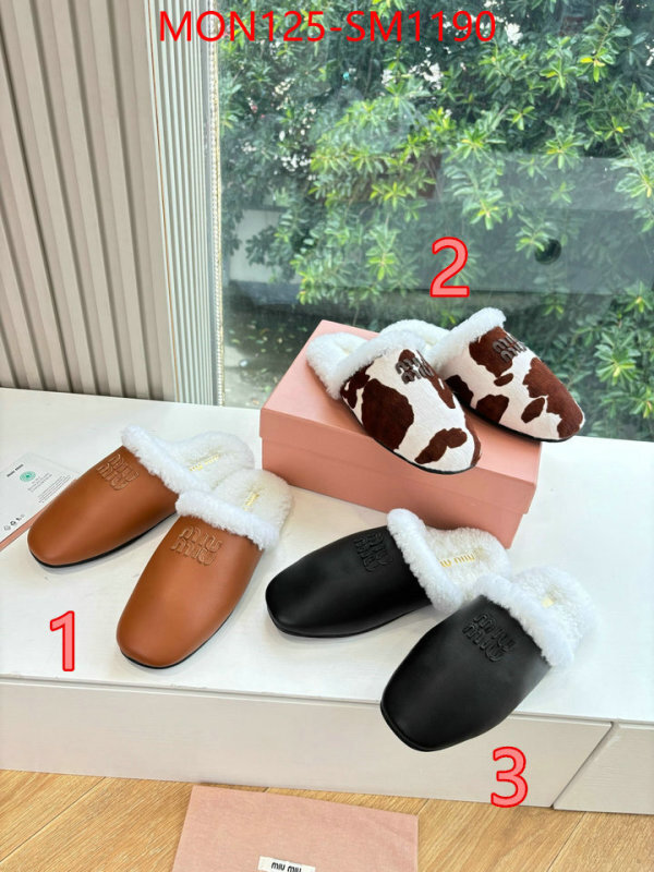 Women Shoes-Miu Miu best quality replica ID: SM1190 $: 125USD