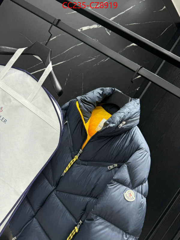 Down jacket Men-Moncler the best ID: CZ8919 $: 235USD