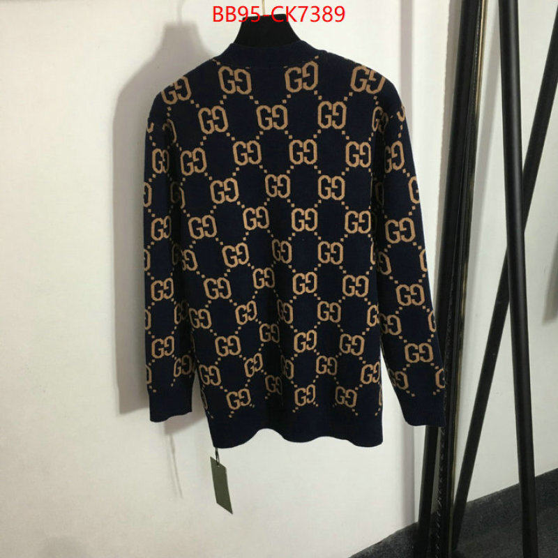 Clothing-Gucci mirror copy luxury ID: CK7389 $: 95USD