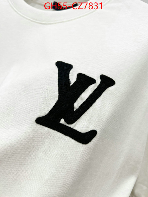 Clothing-LV buy high-quality fake ID: CZ7831 $: 55USD