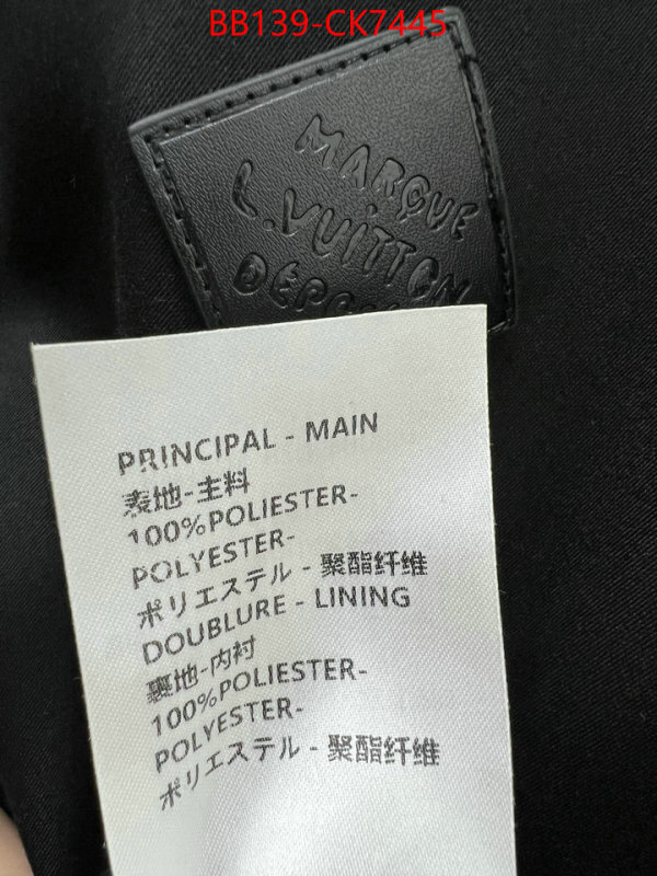 Clothing-LV fake ID: CK7445 $: 139USD