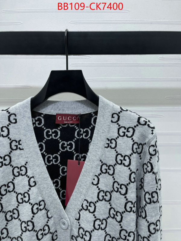 Clothing-Gucci flawless ID: CK7400 $: 109USD
