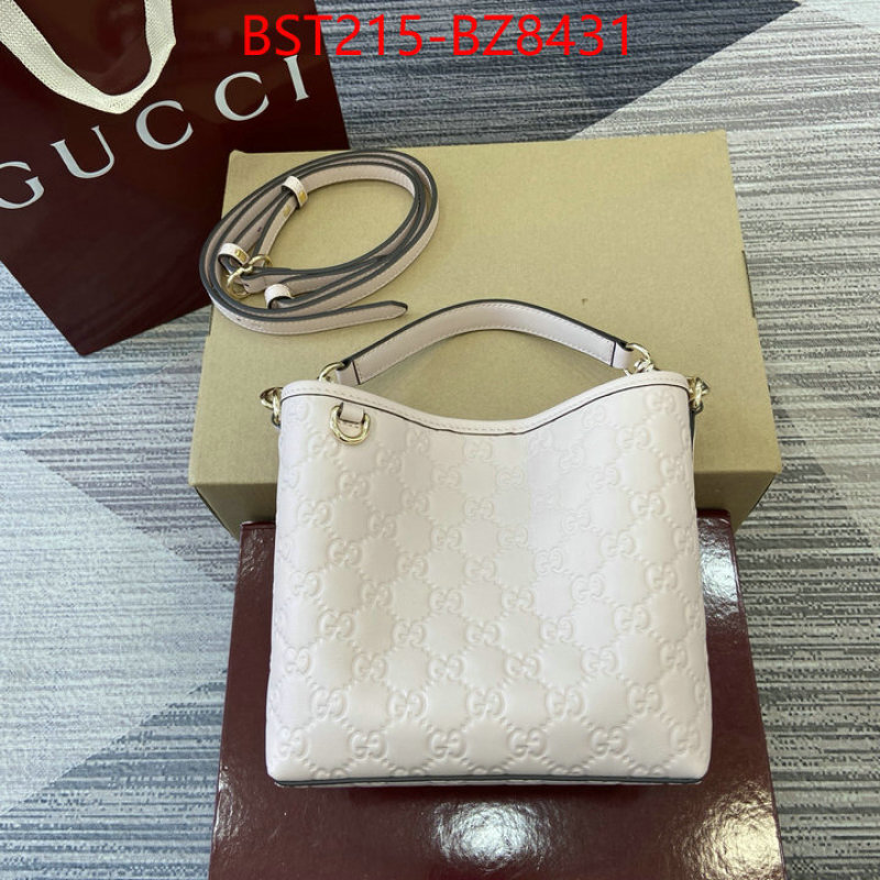 Gucci Bags(TOP)-Bucket bag- best like ID: BZ8431 $: 215USD,