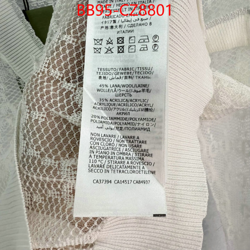 Clothing-Gucci where to buy the best replica ID: CZ8801 $: 95USD