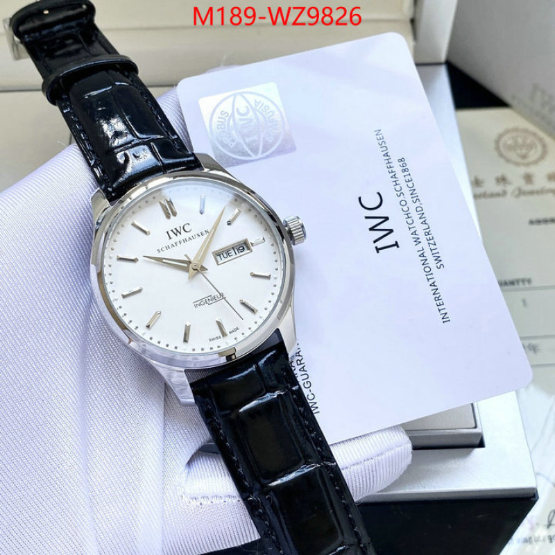 Watch(4A)-IWC website to buy replica ID: WZ9826 $: 189USD