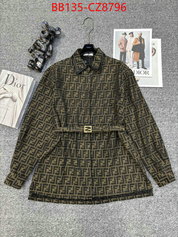 Clothing-Fendi aaaaa+ quality replica ID: CZ8796 $: 135USD