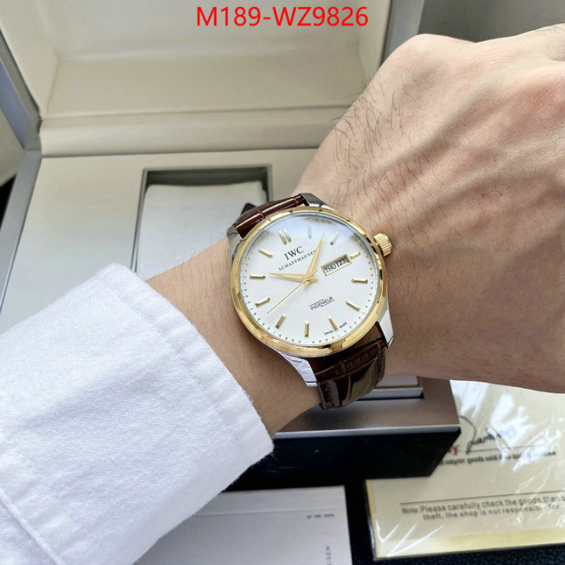 Watch(4A)-IWC website to buy replica ID: WZ9826 $: 189USD