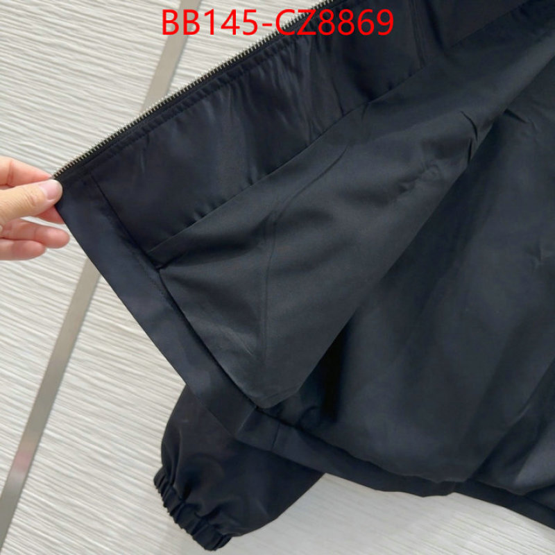 Clothing-Prada luxury fashion replica designers ID: CZ8369 $: 145USD