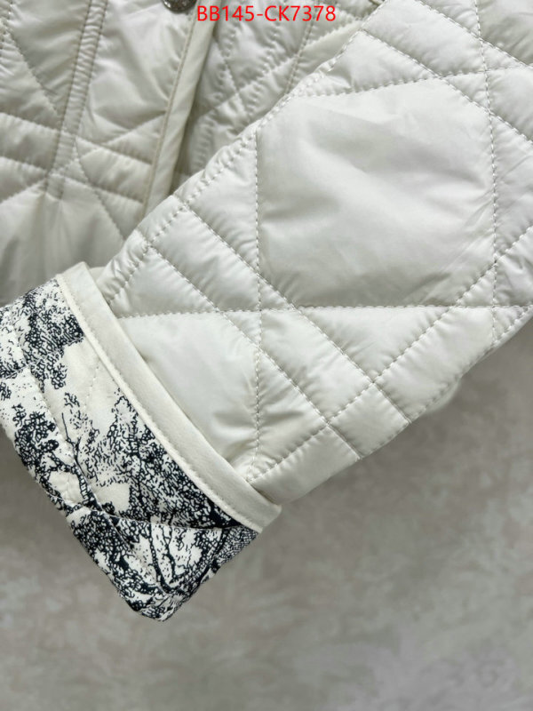 Down jacket Women-Dior 2024 replica wholesale cheap sales online ID: CK7378 $: 145USD