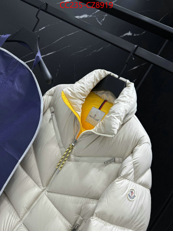Down jacket Men-Moncler the best ID: CZ8919 $: 235USD