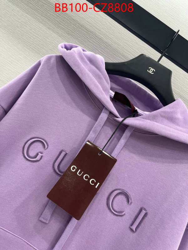Clothing-Gucci buy best high-quality ID: CZ8808 $: 100USD