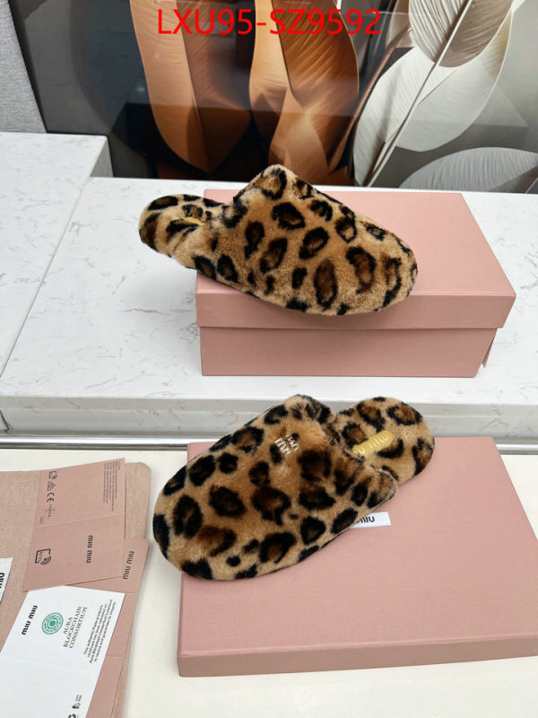 Women Shoes-Miu Miu luxury fashion replica designers ID: SZ9592 $: 95USD