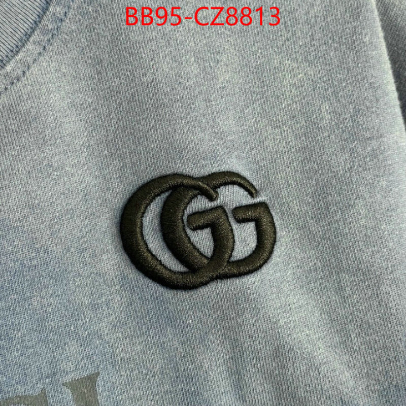 Clothing-Gucci 1:1 replica wholesale ID: CZ8813 $: 95USD
