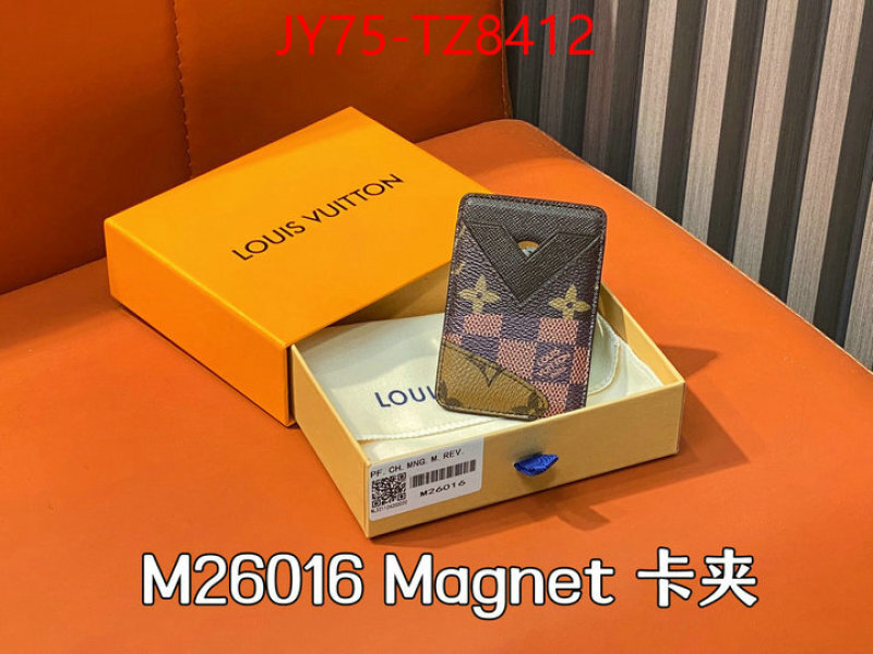 LV Bags(TOP)-Wallet we curate the best ID: TZ8412 $: 75USD,