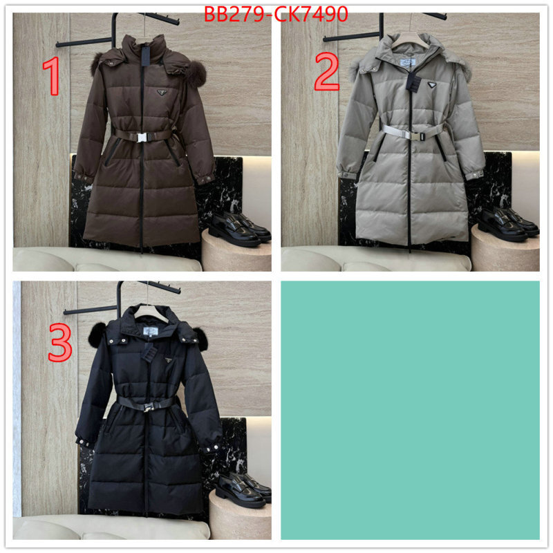 Down jacket Women-Prada where to buy replicas ID: CK7490 $: 279USD