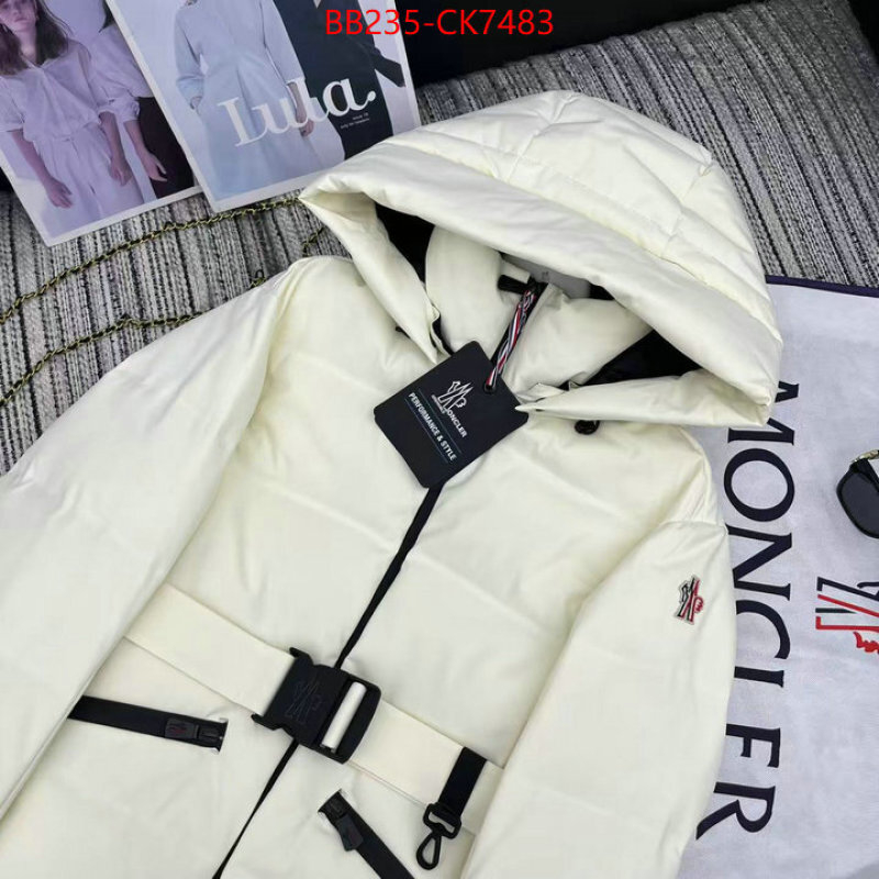 Down jacket Women-Moncler the best quality replica ID: CK7483 $: 235USD