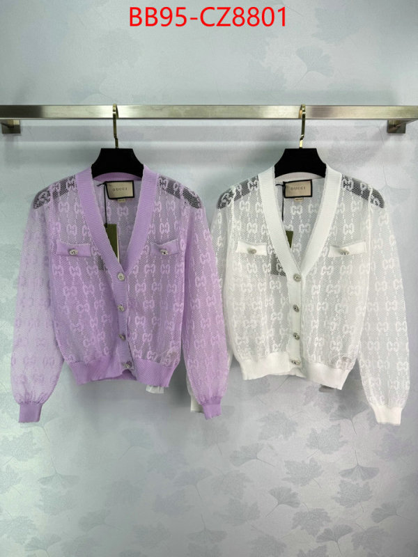 Clothing-Gucci where to buy the best replica ID: CZ8801 $: 95USD