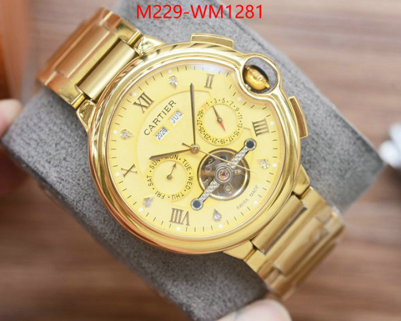 Watch(TOP)-Cartier new designer replica ID: WM1281 $: 229USD
