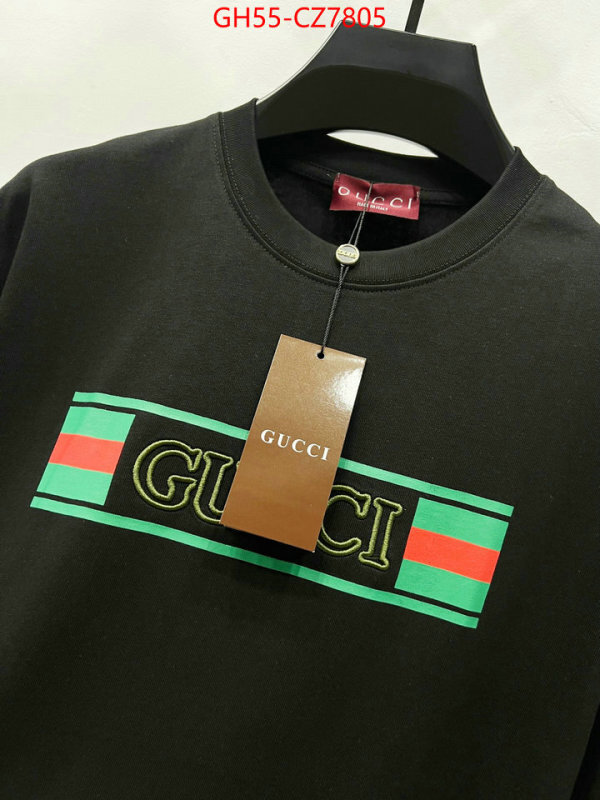 Clothing-Gucci what's the best place to buy replica ID: CZ7805 $: 55USD
