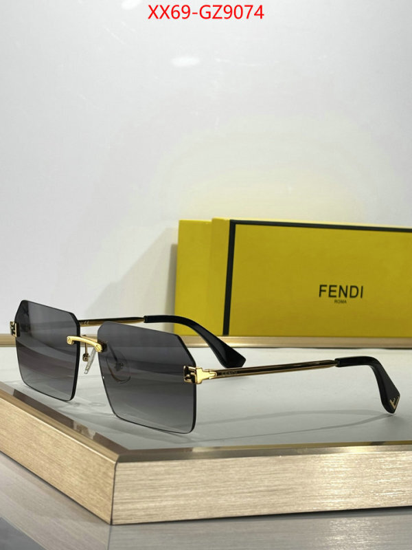 Glasses-Fendi 7 star quality designer replica ID: GZ9074 $: 69USD