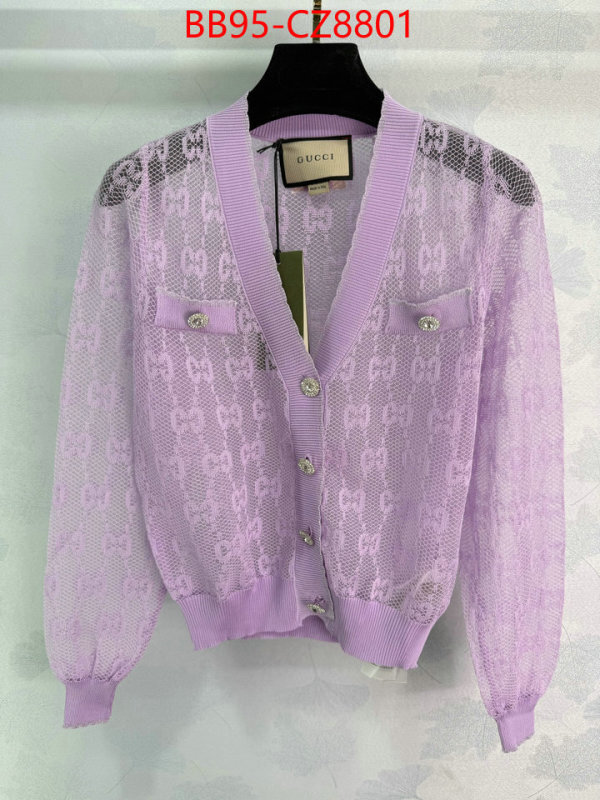Clothing-Gucci where to buy the best replica ID: CZ8801 $: 95USD