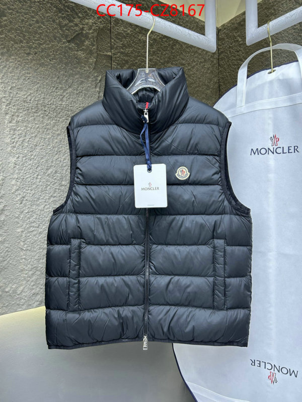 Down jacket Men-Moncler what is a 1:1 replica ID: CZ8167 $: 175USD