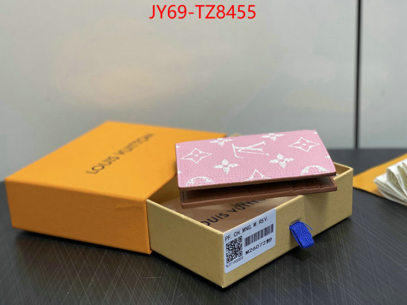 LV Bags(TOP)-Wallet high ID: TZ8455 $: 69USD,