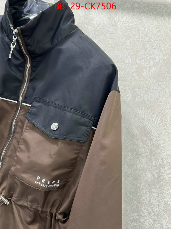 Clothing-Prada fake aaaaa ID: CK7506 $: 129USD