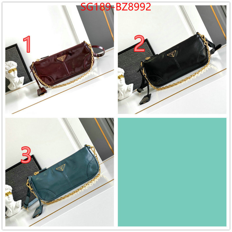 Prada Bags(TOP)-Crossbody- 2024 aaaaa replica 1st copy ID: BZ8992 $: 189USD,