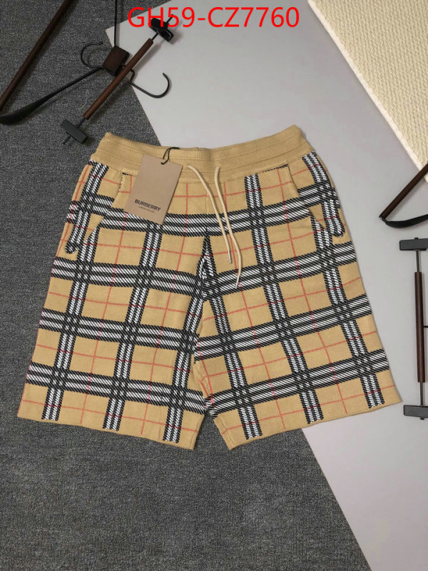 Clothing-Burberry replica best ID: CZ7760 $: 59USD