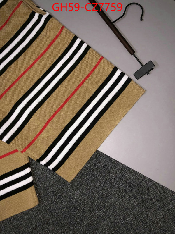 Clothing-Burberry where can i buy the best quality ID: CZ7759 $: 59USD