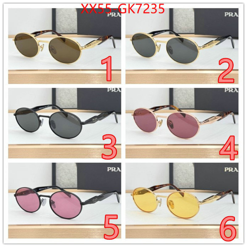 Glasses-Prada 2024 replica wholesale cheap sales online ID: GK7235 $: 55USD