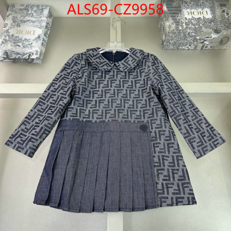 Kids clothing-Fendi where can i buy the best 1:1 original ID: CZ9958 $: 69USD