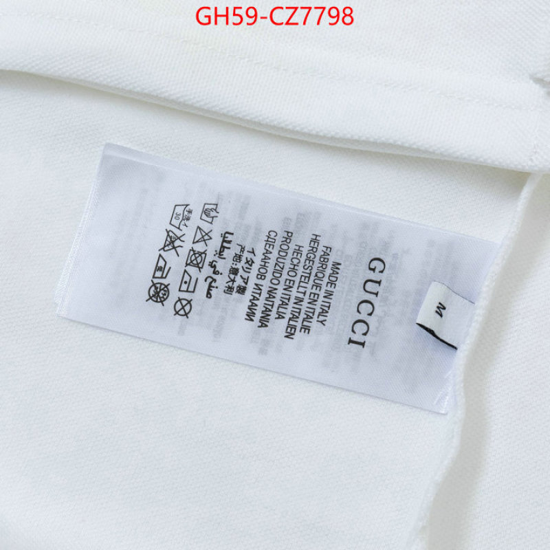 Clothing-Gucci quality replica ID: CZ7798 $: 59USD
