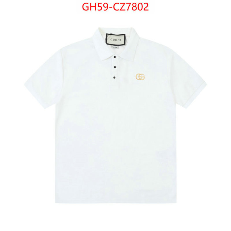 Clothing-Gucci sell high quality ID: CZ7802 $: 59USD