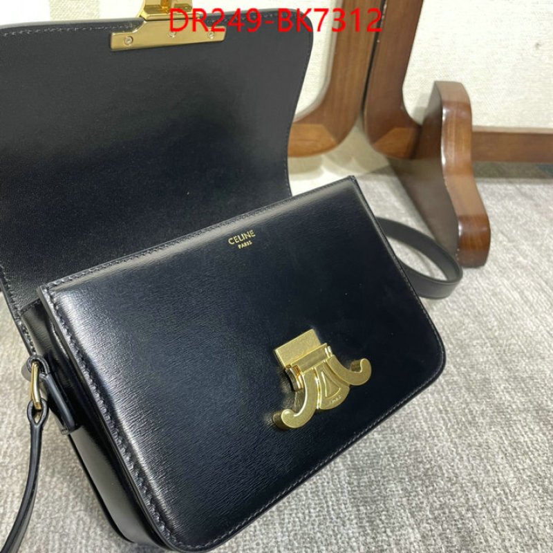 Celine Bags(TOP)-Triomphe Series cheap high quality replica ID: BK7312 $: 249USD,
