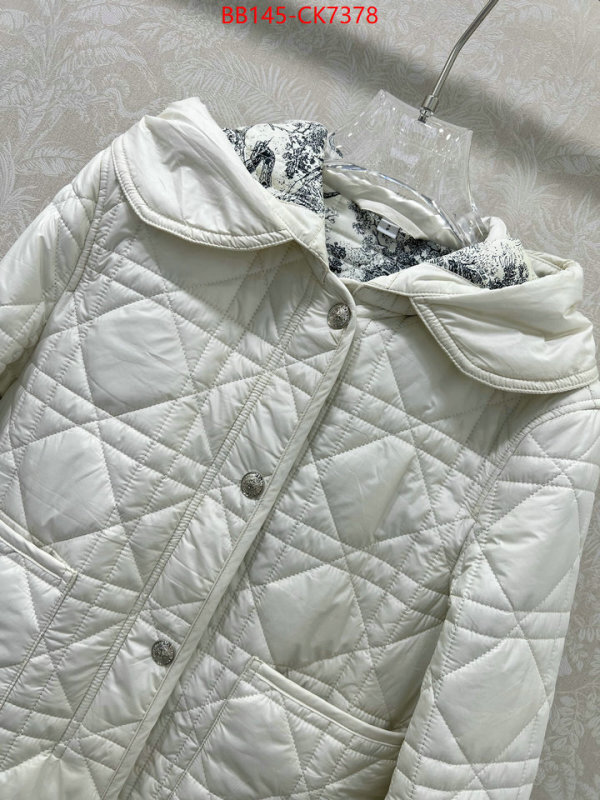 Down jacket Women-Dior 2024 replica wholesale cheap sales online ID: CK7378 $: 145USD