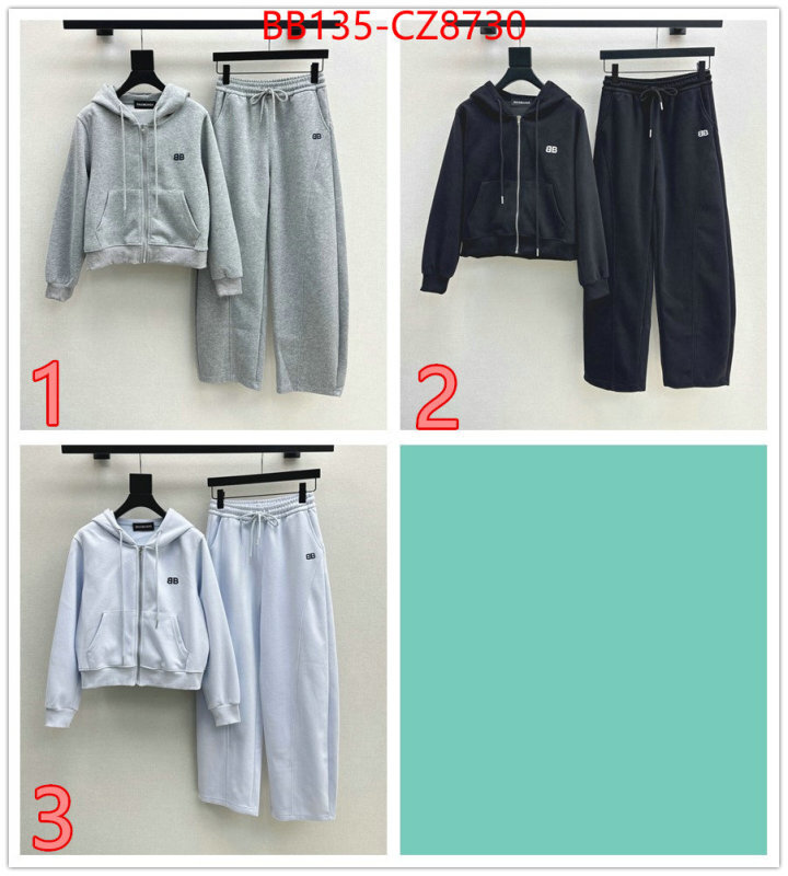 Clothing-Balenciaga good quality replica ID: CZ8730 $: 135USD