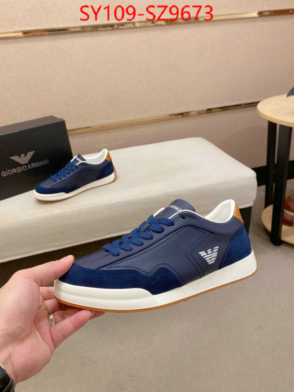 Men shoes-Armani top perfect fake ID: SZ9673 $: 109USD