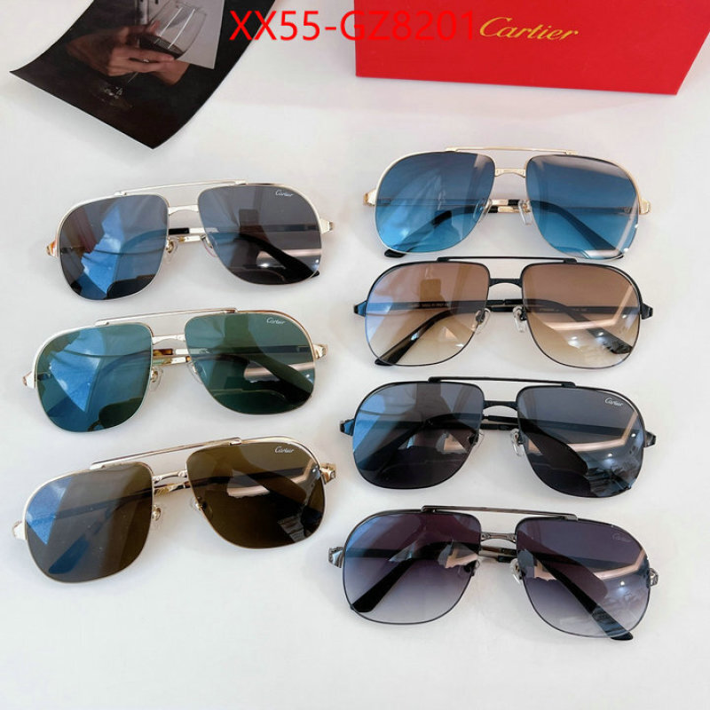 Glasses-Cartier 1:1 replica ID: GZ8201 $: 55USD