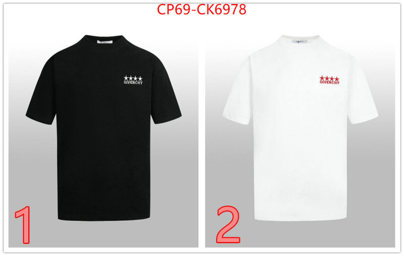 Clothing-Givenchy where quality designer replica ID: CK6978 $: 69USD