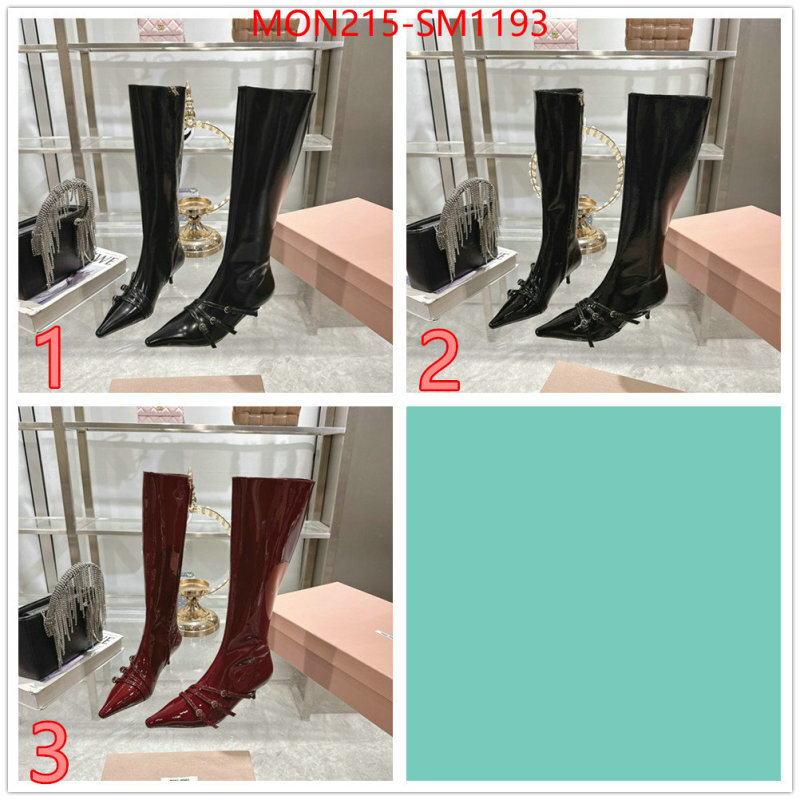 Women Shoes-Miu Miu mirror copy luxury ID: SM1193 $: 215USD