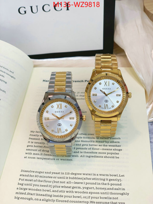 Watch(4A)-Gucci 1:1 ID: WZ9818 $: 135USD