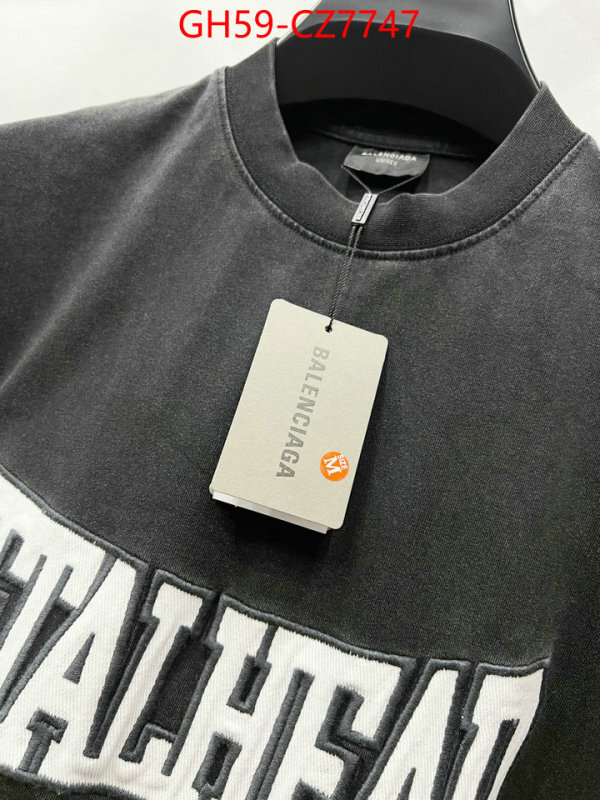 Clothing-Balenciaga wholesale ID: CZ7747 $: 59USD