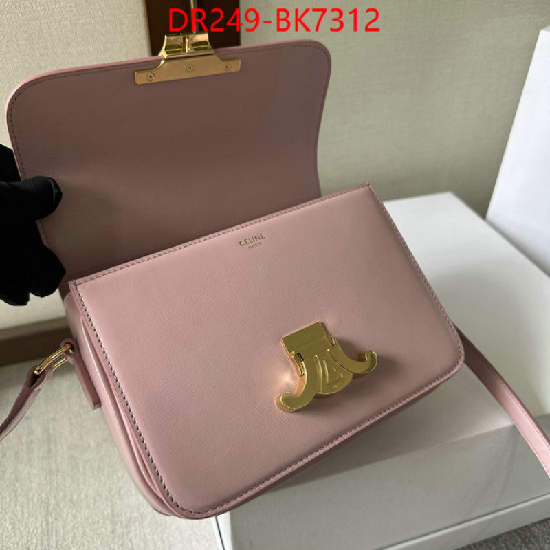 Celine Bags(TOP)-Triomphe Series cheap high quality replica ID: BK7312 $: 249USD,