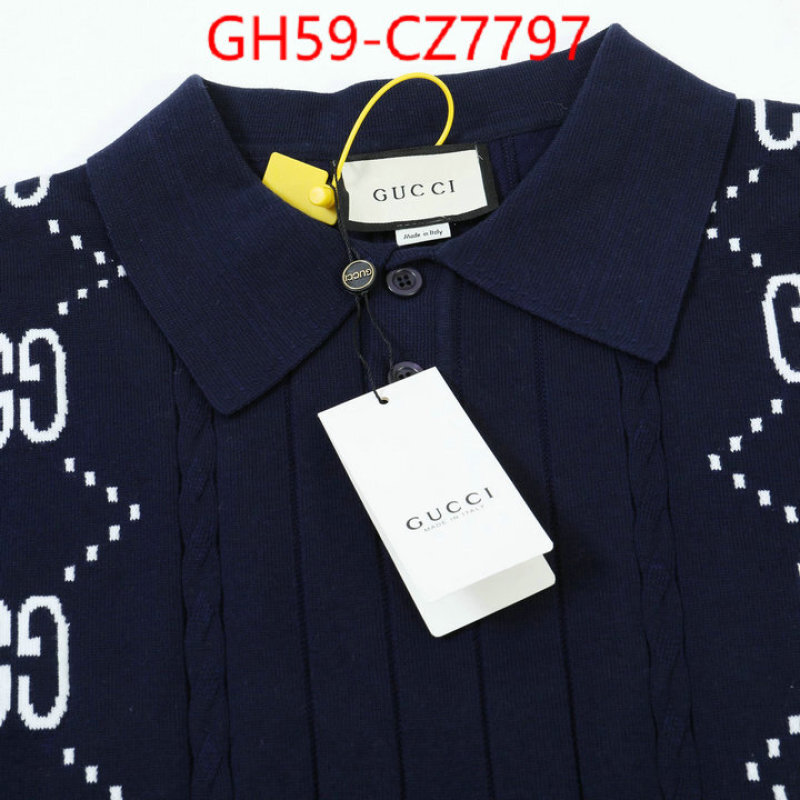 Clothing-Gucci cheap wholesale ID: CZ7797 $: 59USD