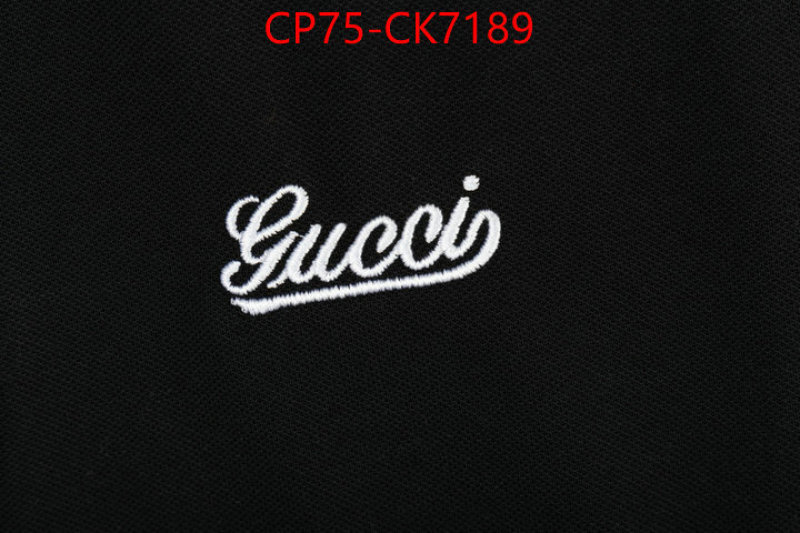 Clothing-Gucci wholesale sale ID: CK7189 $: 75USD
