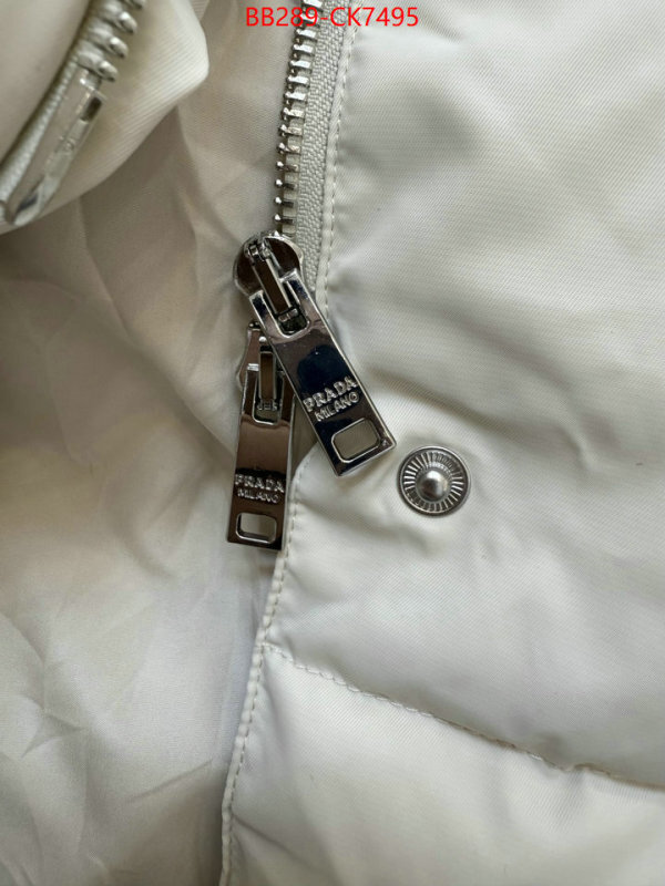 Down jacket Women-Prada how to find replica shop ID: CK7495 $: 289USD